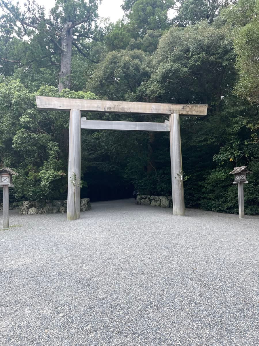 伊勢神宮 外宮の鳥居